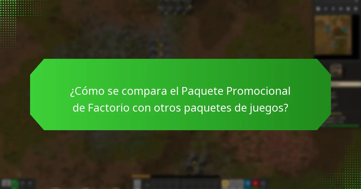 ¿Cómo se recopila la retroalimentación de los usuarios para el Paquete Promocional de Factorio?