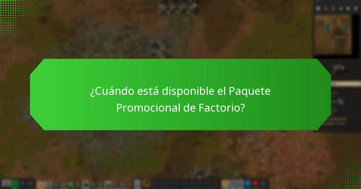 ¿Cómo comprar el Paquete Promocional de Factorio?