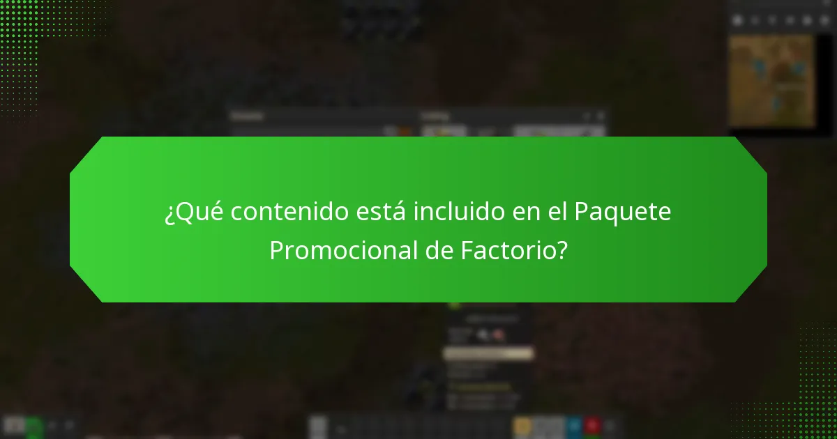 ¿Cuáles son las experiencias de los usuarios con el Paquete Promocional de Factorio?